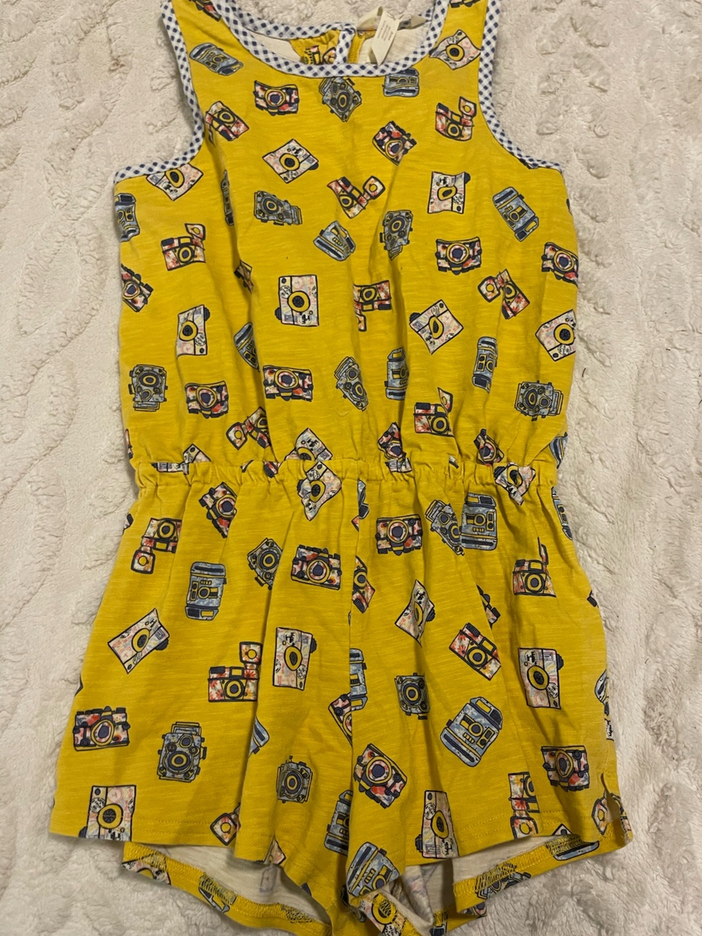 Matilda Jane Yellow Camera-Print Sundress
